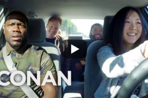 Ice Cube, Kevin Hart And Conan Help A Student Driver