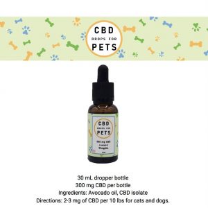CBD Drops For Pets 300mg┃HerbalCoast