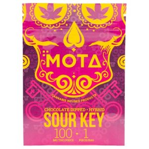 (CLEARANCE!!) Chocolate Dipped Sour Key 100mg THC┃Mota